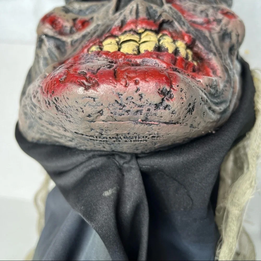 Skull Halloween Mask Zombie Walking Dead Realistic Latex Costume Mask Scary - Picture 6 of 12